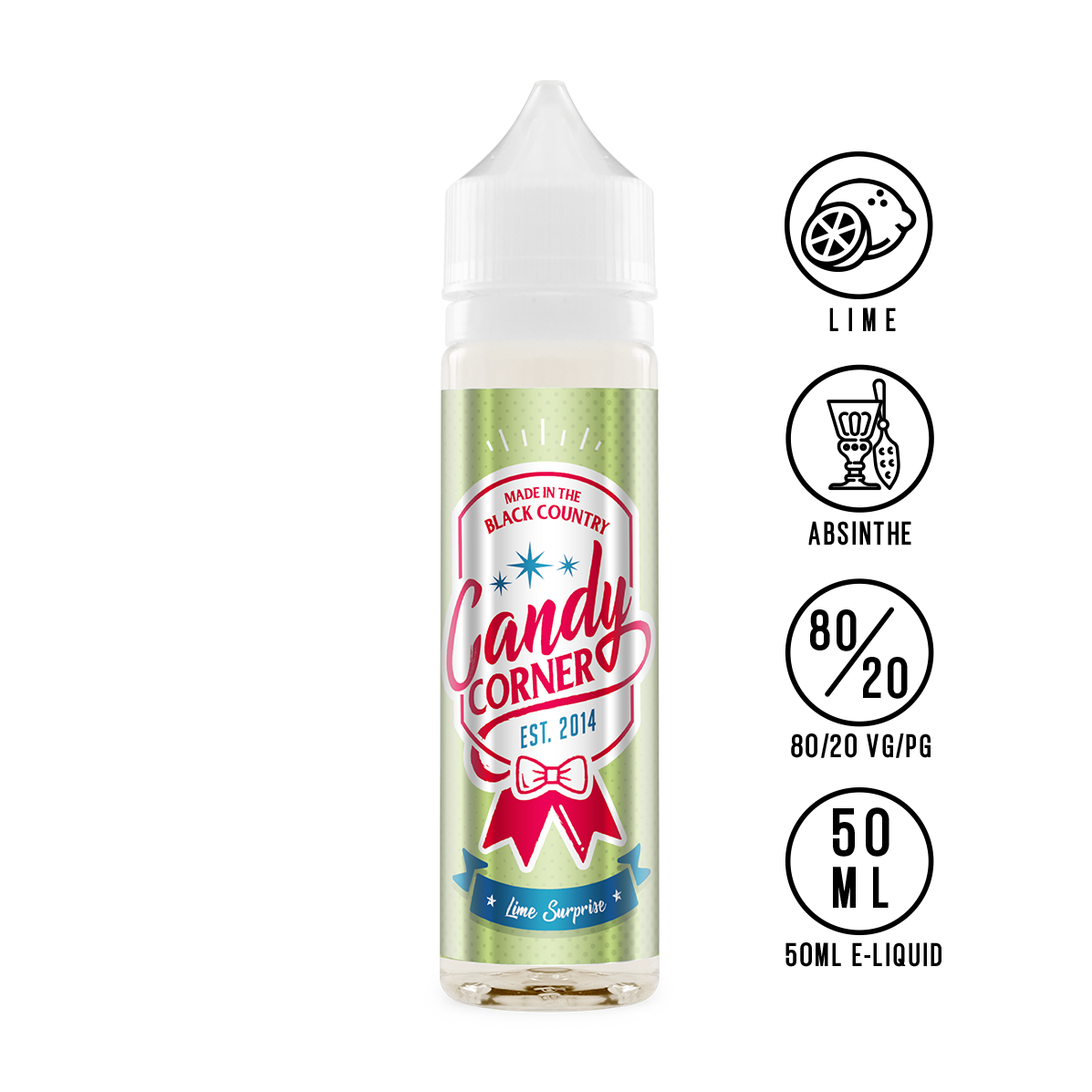 Candy Corner - Lime Surprise 50ml - The Ace Of Vapez