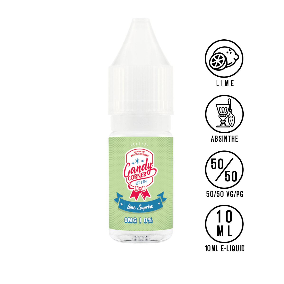 Candy Corner - Lime Surprise 10ml - The Ace Of Vapez