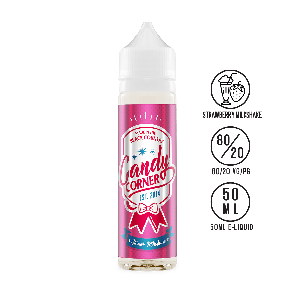 Candy Corner - Strawberry Milkshake 50ml - The Ace Of Vapez