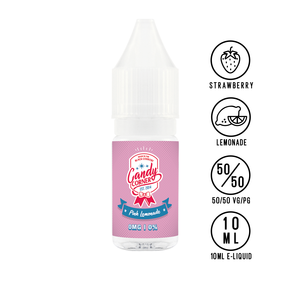 Candy Corner Pink Lemonade 10ml | The Ace Of Vapez
