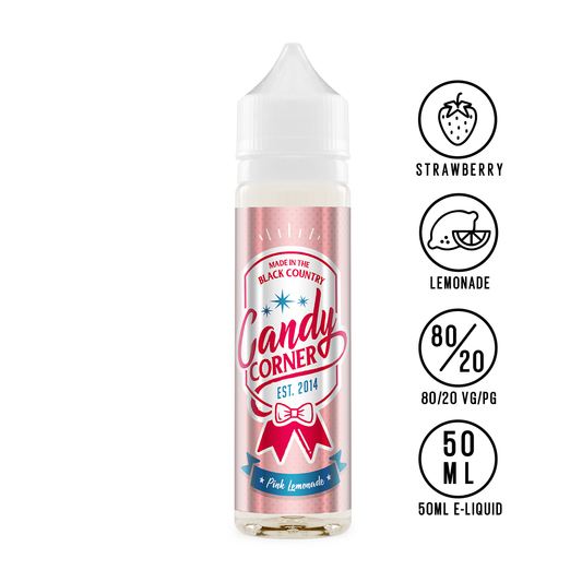 Candy Corner Pink Lemonade 50ml | The Ace Of Vapez