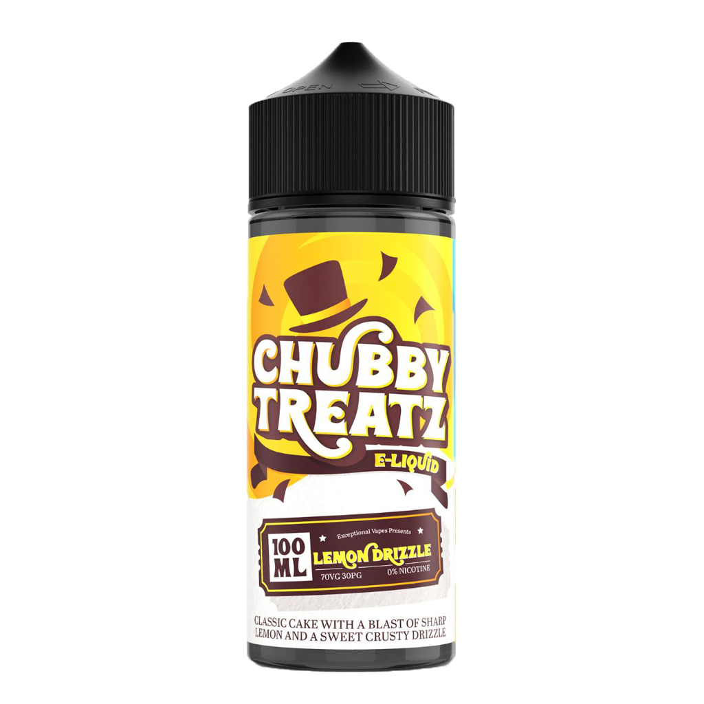 Chubby Treatz Lemon Drizzle Cake 100ml Shortfill (Clearance) - The Ace Of Vapez