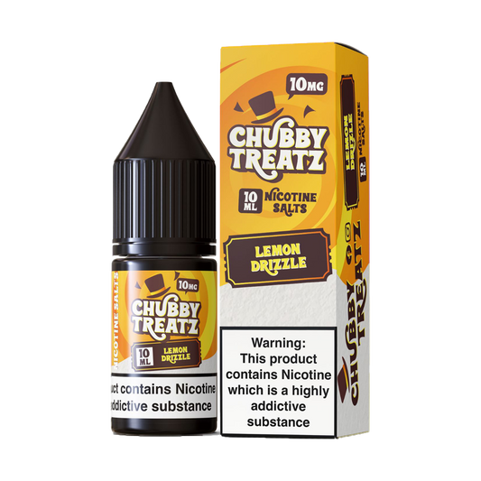 Chubby Treatz Nic Salts Lemon Drizzle 10ml (Clearance) - The Ace Of Vapez