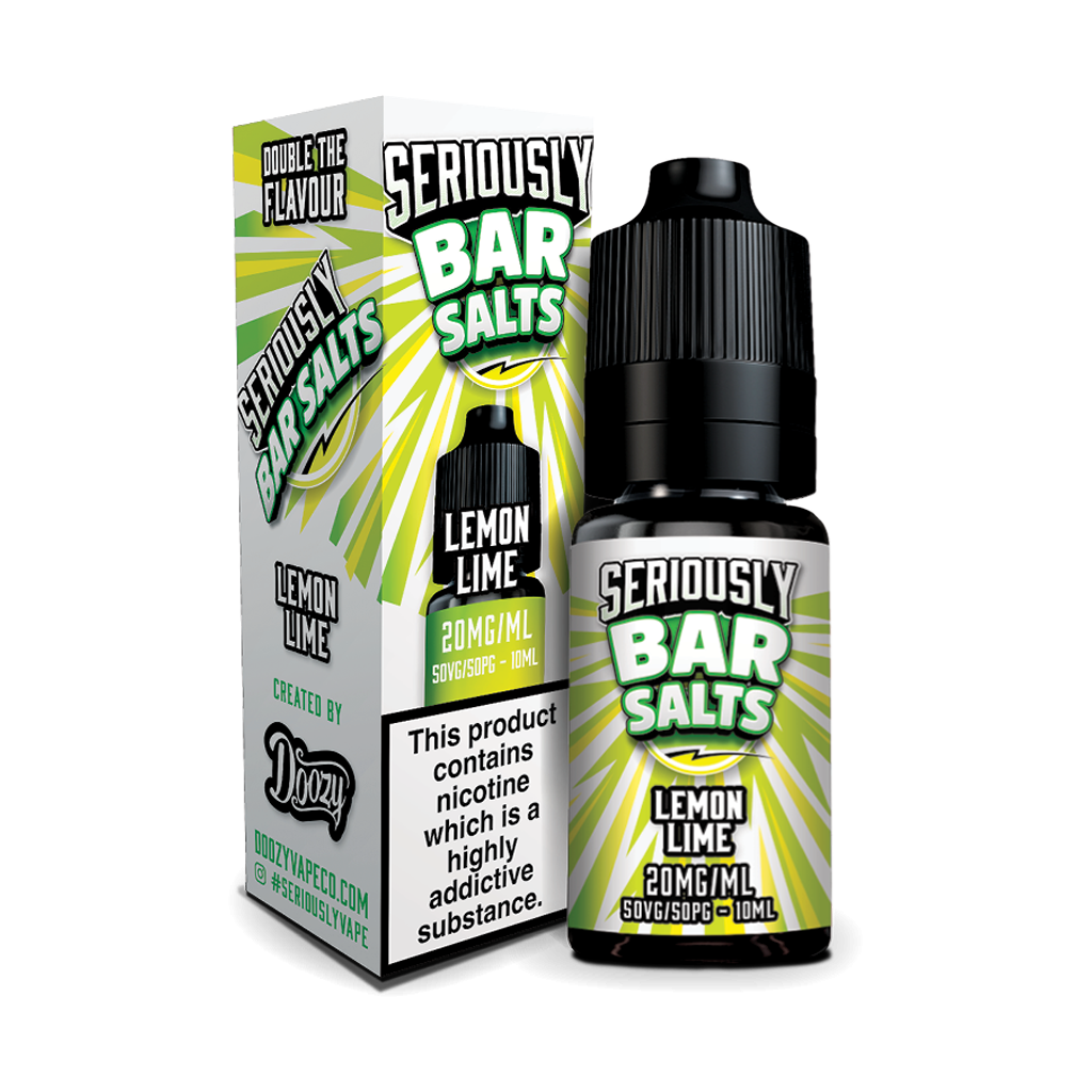 Doozy Seriously Bar Salts Lemon Lime 10ml - The Ace Of Vapez