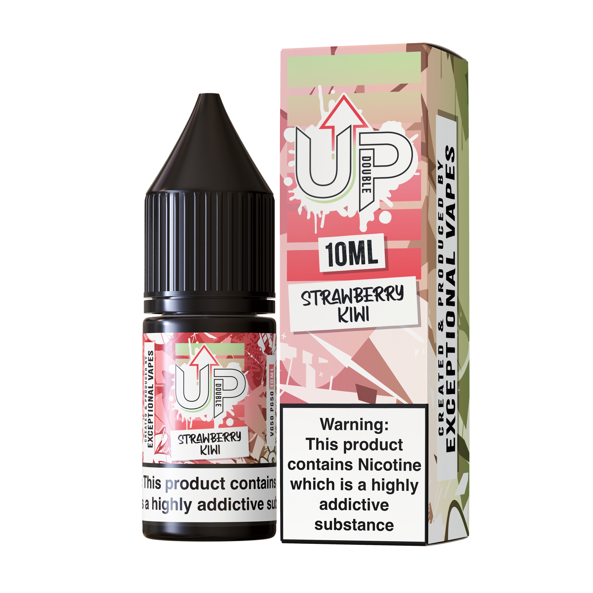 Double Up Strawberry Kiwi 10ml - The Ace Of Vapez