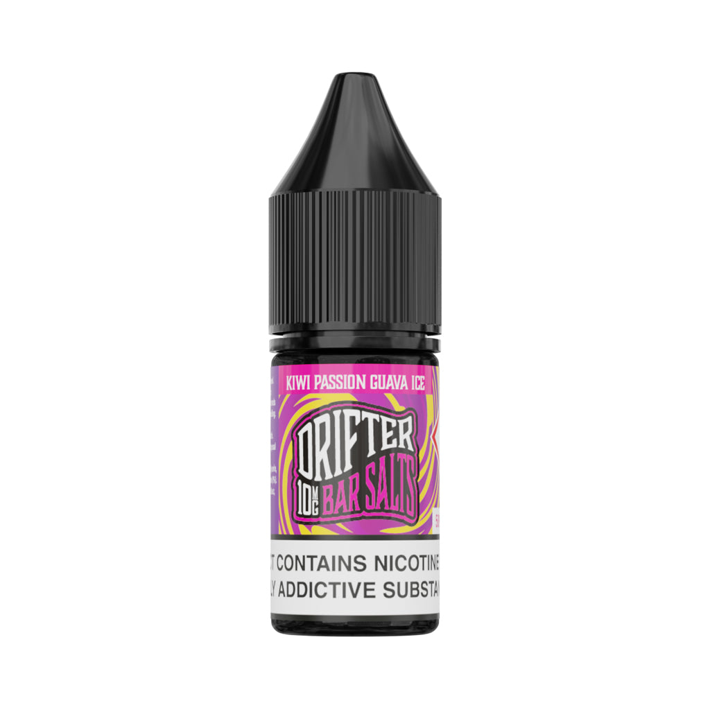 Drifter Bar Kiwi Passion Guava Ice Salts 10ml (Clearance) - The Ace Of Vapez