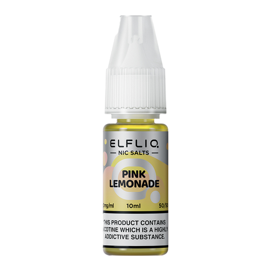 Elf Bar Elfliq - Pink Lemonade 10ml Nic Salts - The Ace Of Vapez