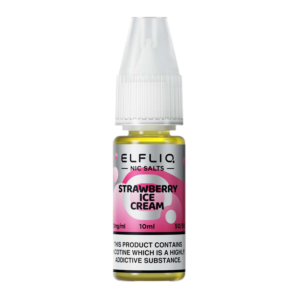 Elf Bar Elfliq - Strawberry Ice Cream 10ml Nic Salts - The Ace Of Vapez