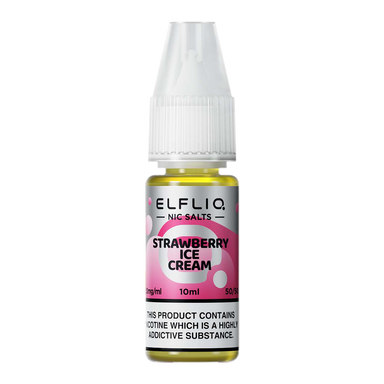 Elf Bar Elfliq - Strawberry Ice Cream 10ml Nic Salts