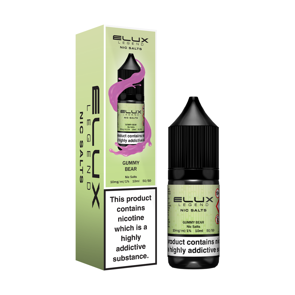 Elux Legend Gummy Bear Nic Salts 10ml - The Ace Of Vapez