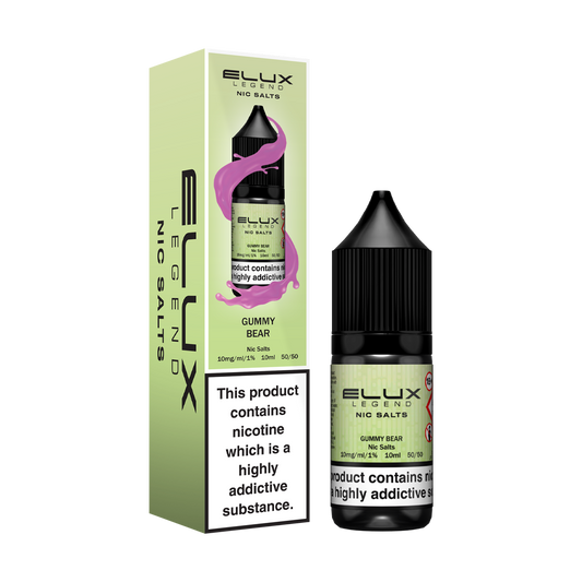 Elux Legend Gummy Bear Nic Salts 10ml - The Ace Of Vapez