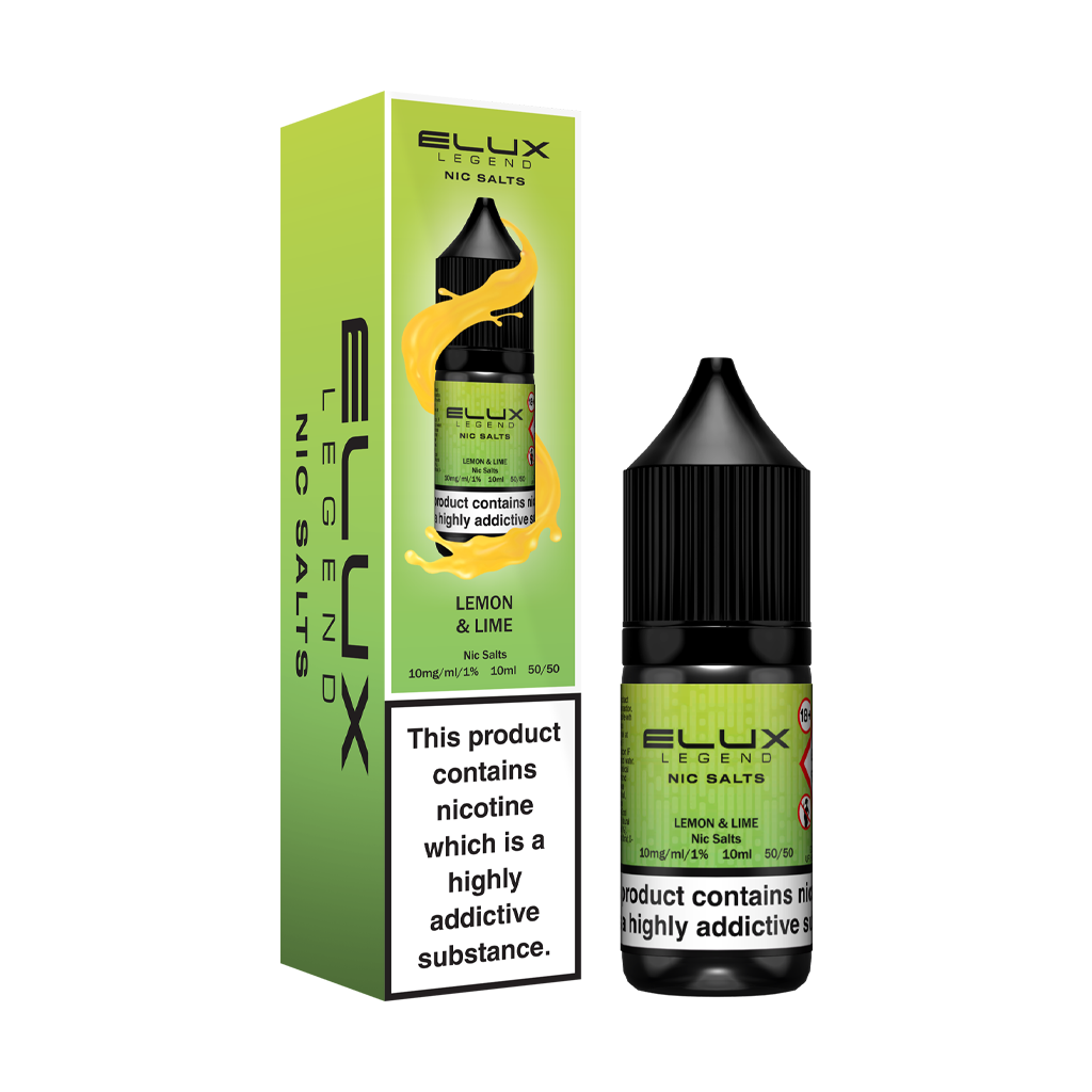 Elux Legend Lemon and Lime Nic Salts 10ml - The Ace Of Vapez