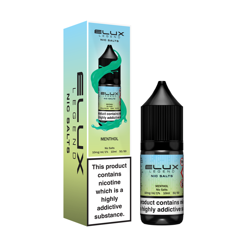 Elux Legend Menthol Nic Salts 10ml - The Ace Of Vapez