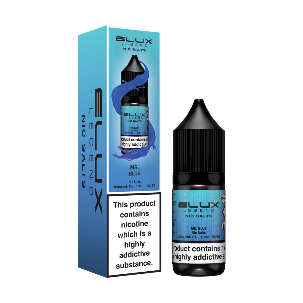 Elux Legend Mr Blue Nic Salts 10ml - The Ace Of Vapez