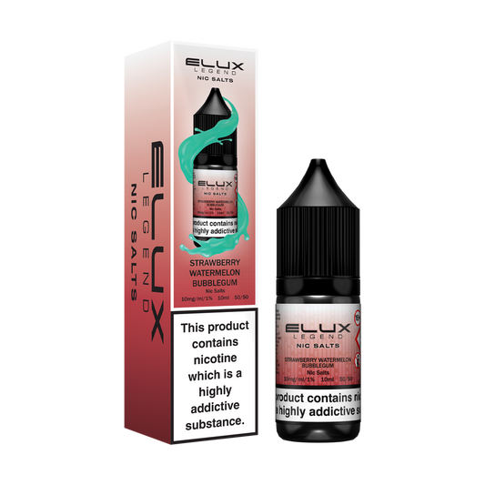 Elux Legend Strawberry Watermelon Bubblegum Nic Salts 10ml - The Ace Of Vapez