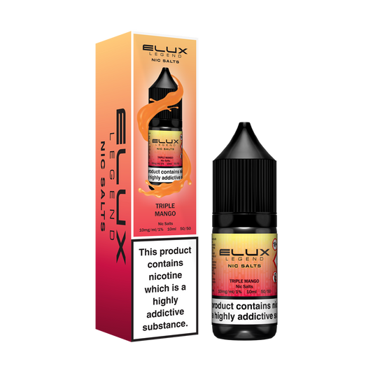 Elux Legend Triple Mango Nic Salts 10ml - The Ace Of Vapez