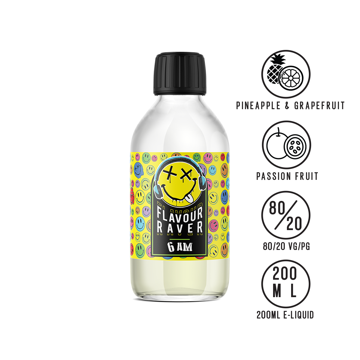Flavour Raver 6AM 200ML Shortfill - The Ace Of Vapez