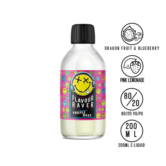 Flavour Raver Purple Haze 200ML Shortfill - The Ace Of Vapez