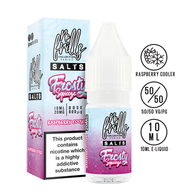 No Frills Salts - Frosty Squeeze: Raspberry Cooler Nic Salt 10ml