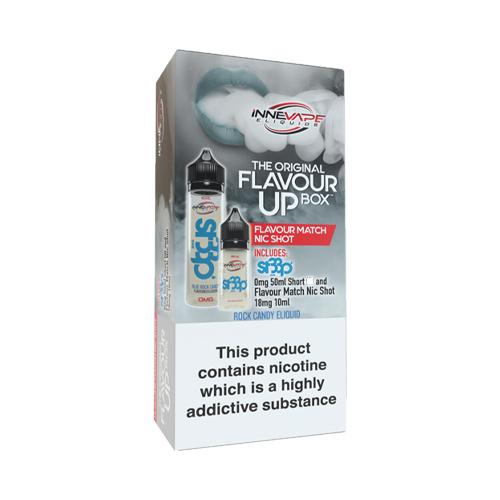 Innevape Flavour Up Boxes Steep one Blue Rock candy 50ml with Nicotine Flavour Shot - The Ace Of Vapez