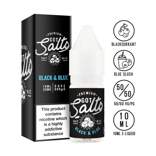 Got Salts - Black & Blue 10ml - The Ace Of Vapez