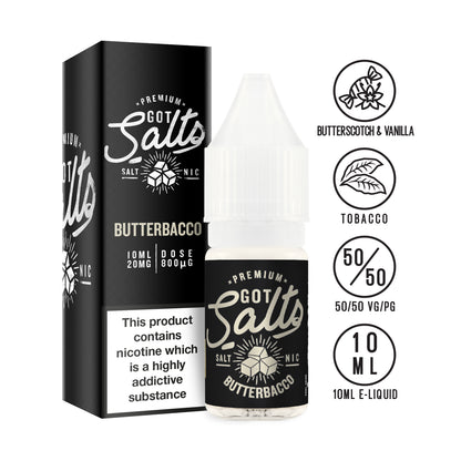 Got Salts - Butterbacco 10ml - The Ace Of Vapez