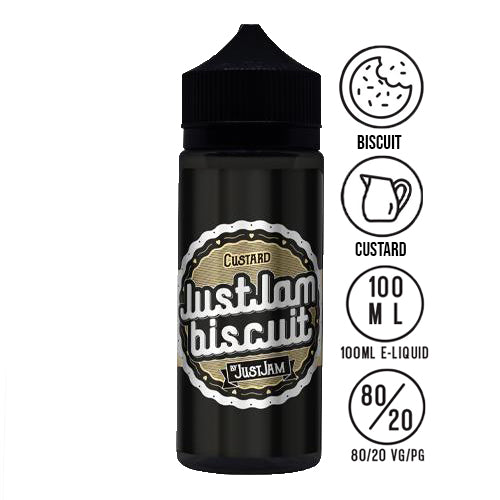 Just Jam Biscuit - Custard 100ml - The Ace Of Vapez