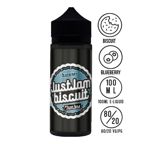 Just Jam Biscuit - Blueberry 100ml - The Ace Of Vapez