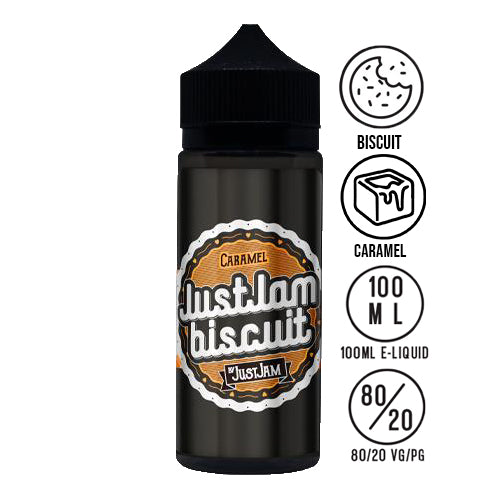 Just Jam Biscuit - Caramel 100ml - The Ace Of Vapez