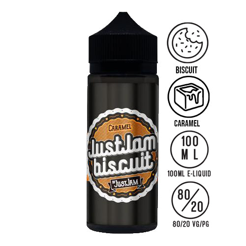 Just Jam Biscuit Caramel 100ml Shortfill | The Ace Of Vapez