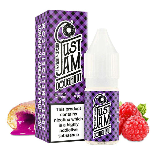 Just Jam Raspberry Doughnut 50/50 10ml - The Ace Of Vapez