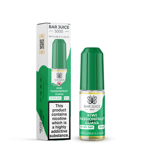 Bar Juice 5000 Salt Kiwi Passionfruit Guava 10ml - The Ace Of Vapez