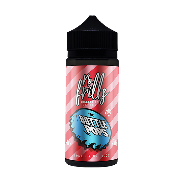No Frills Collection Series - Bottle Pops Redcurrant 80ml - The Ace Of Vapez