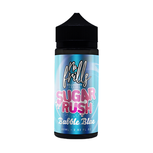 No Frills Collection Series - Sugar Rush Bubble Blue 80ml - The Ace Of Vapez