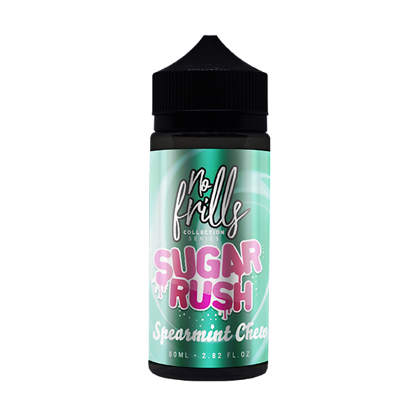 No Frills Collection Series - Sugar Rush Spearmint Chew 80ml - The Ace Of Vapez