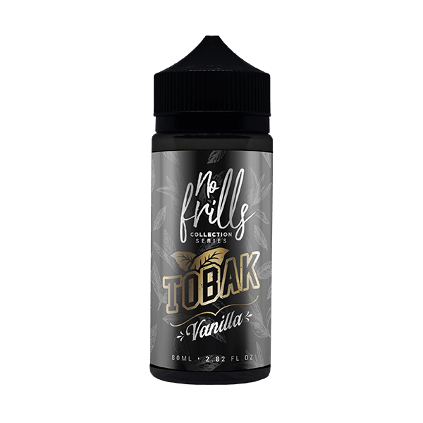 No Frills Collection Series - Tobak Vanilla 80ml - The Ace Of Vapez