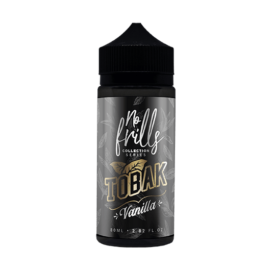 No Frills Collection Series - Tobak Vanilla 80ml - The Ace Of Vapez