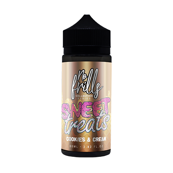 No Frills Collection Series - Sweet Treats Cookies & Cream 80ml - The Ace Of Vapez