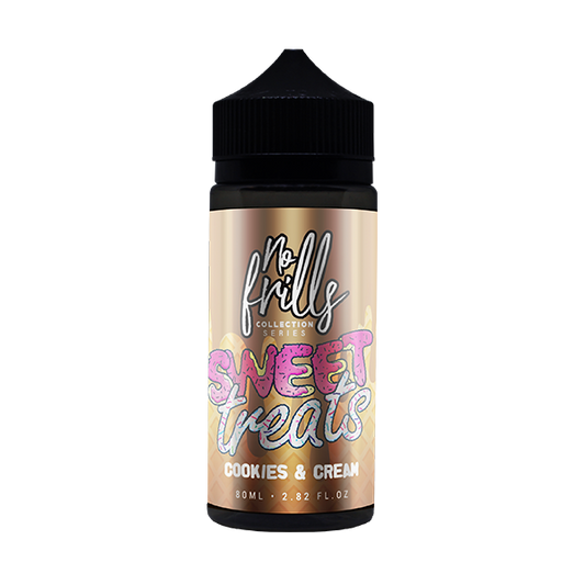No Frills Collection Series - Sweet Treats Cookies & Cream 80ml - The Ace Of Vapez