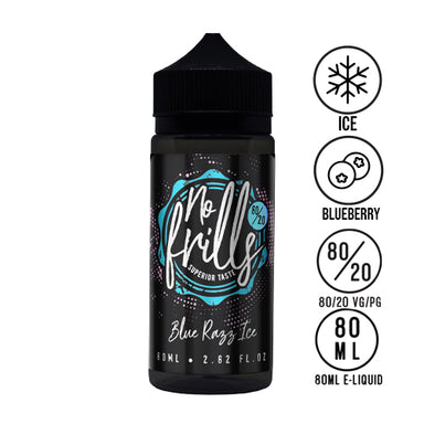 No Frills - Blue Razz Ice 80ml 80/20