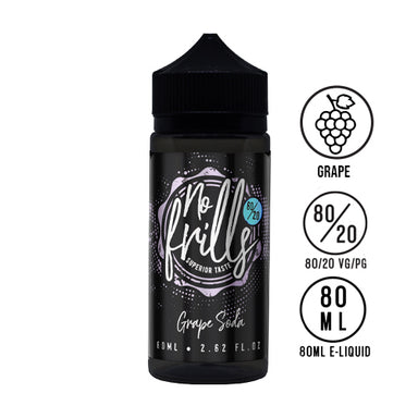 No Frills - Grape Soda 80ml 80/20