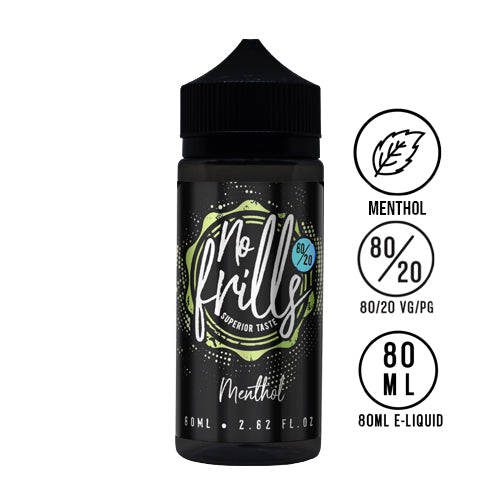 No Frills - Menthol 80ml 80/20 - The Ace Of Vapez