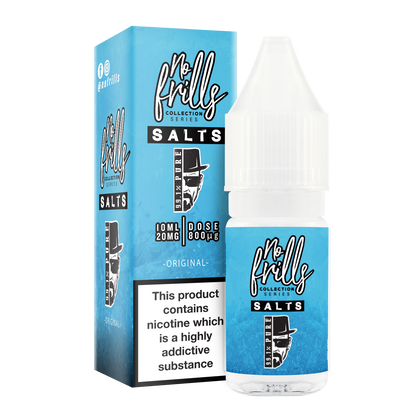 No Frills Salts - 99.1% Pure: Original Nic Salt 10ml - The Ace Of Vapez