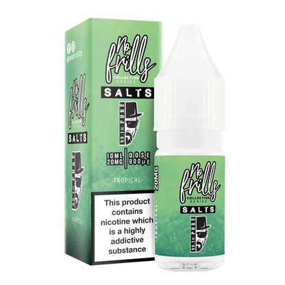 No Frills Salts - 99.1% Pure: Tropical Nic Salt 10ml - The Ace Of Vapez
