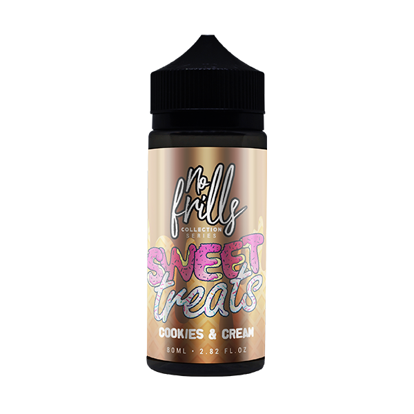 No Frills Collection Series - Sweet Treats Cookies & Cream 80ml at The The Ace Of Vapez No Frills Collection Series - Sweet Treats Cookies & Cream 80ml at The The Ace Of Vapez