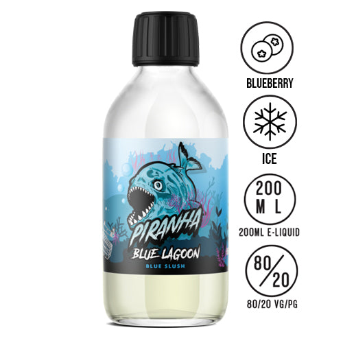 Piranha - Blue Lagoon 200ml Shortfill - The Ace Of Vapez