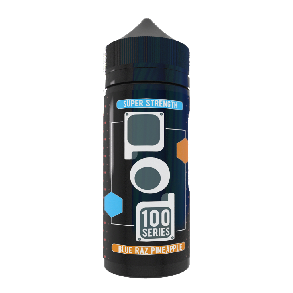 Pod 100 Series Blue Razz Pineapple 100ml - The Ace Of Vapez