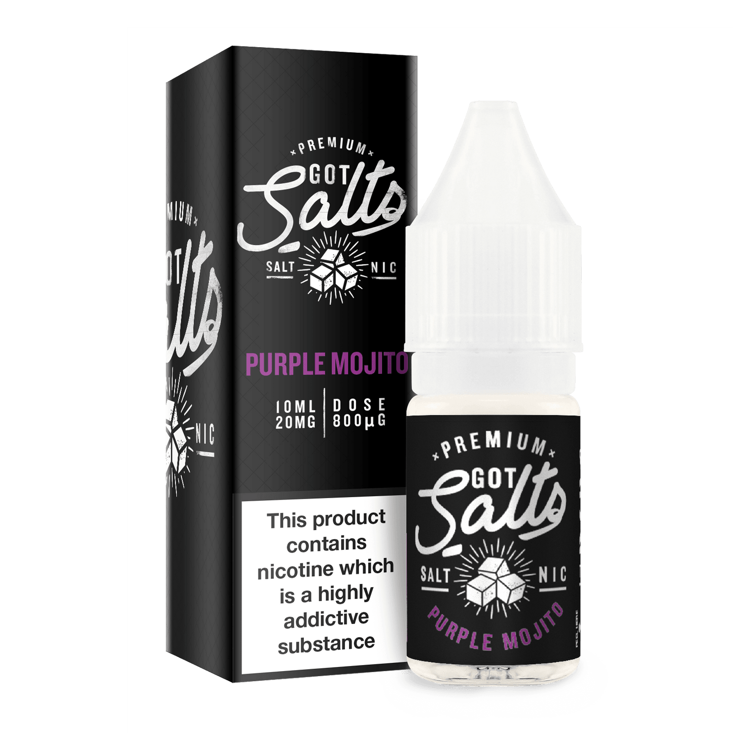 Got Salts - Purple Mojito 10ml - The Ace Of Vapez