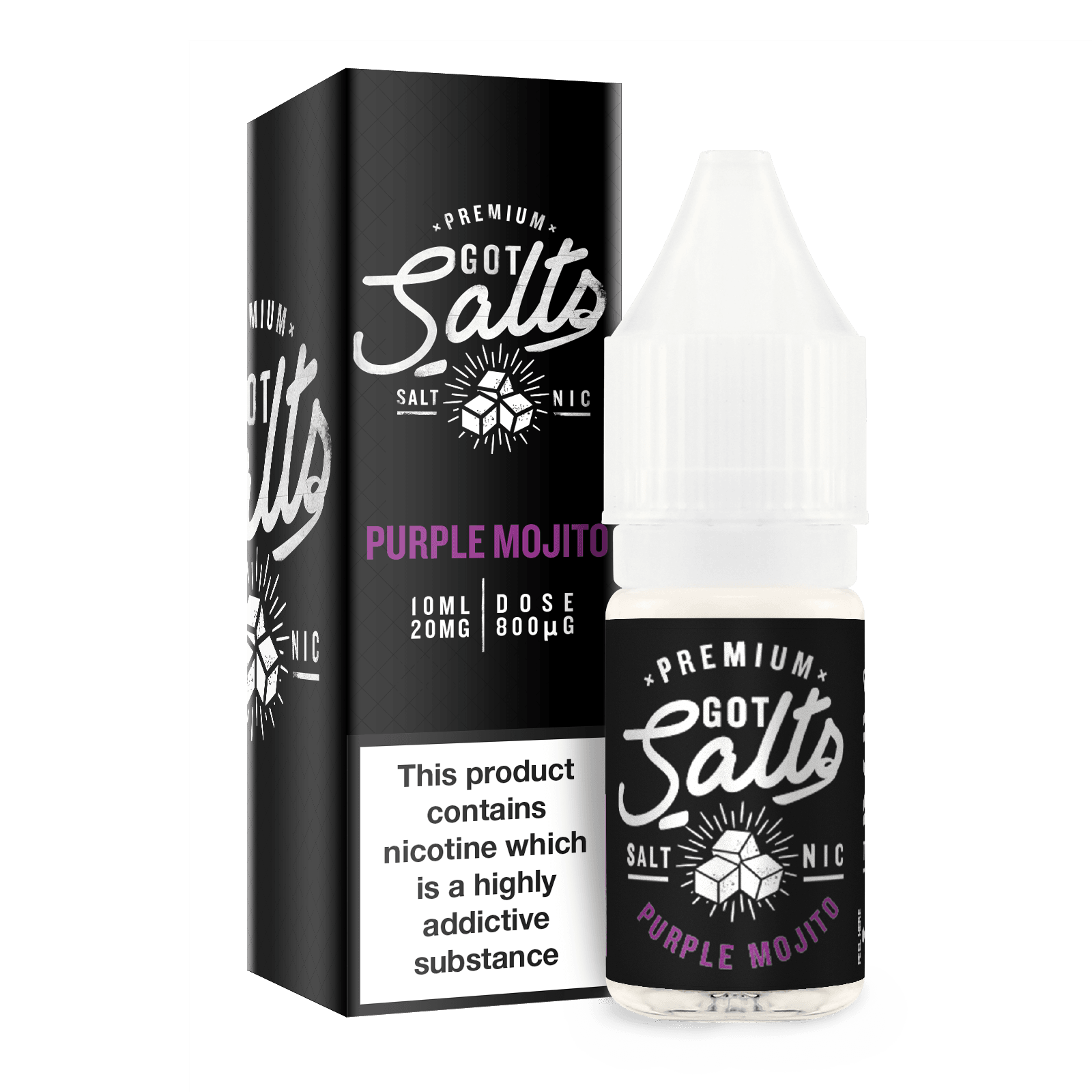 Got Salts - Purple Mojito 10ml - The Ace Of Vapez