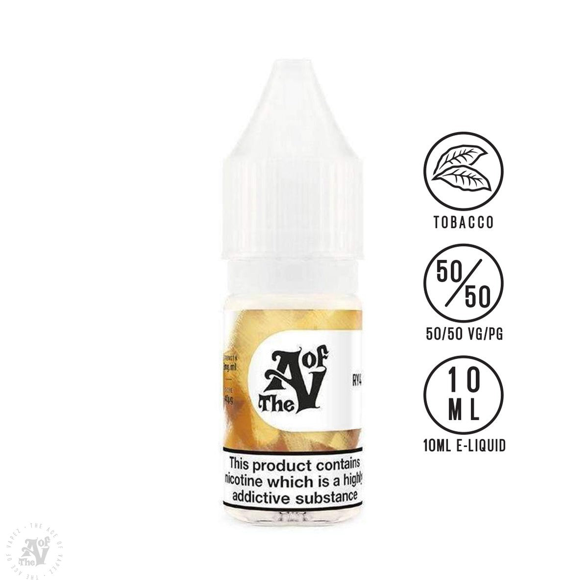 TAOV Basics - RY4 10ml - The Ace Of Vapez